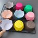 200 pirottini per torte, pirottini per torte resistenti all'olio, design a forma di fiore in colori assortiti, perfetti per biscotti e torte_voghion.com