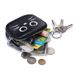 New Cute Cat Double Zipper Purse Genuine Leather Mini Coin Keychain Storage Niche Lipstick Bag_voghion.com
