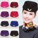 Hot Sale Stewardess Hat Flight Attendant Air Hostess Cosplay Costume Live-streaming Stage-performance Building Property_voghion.com