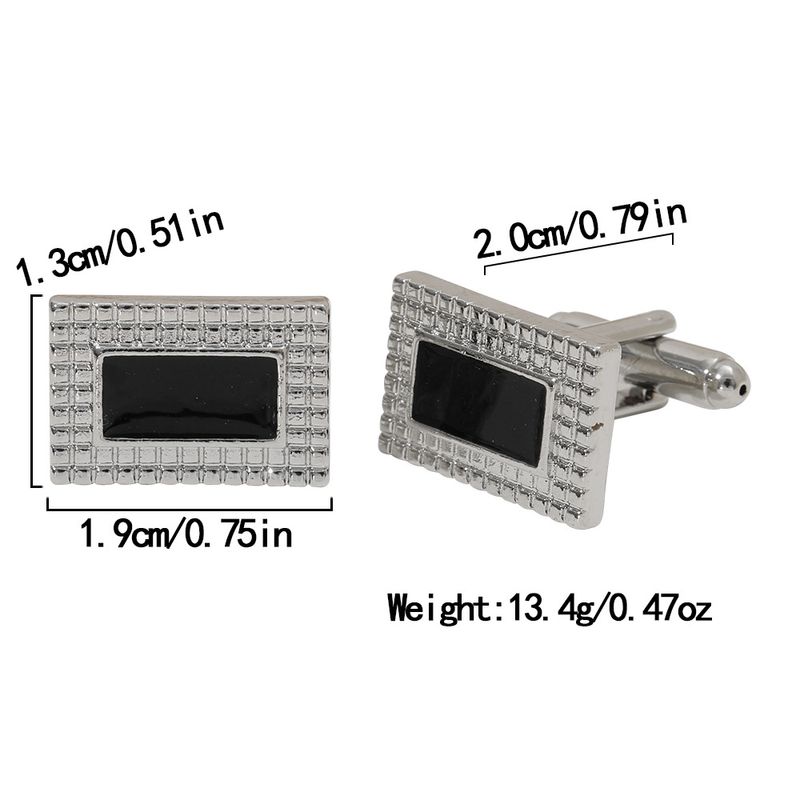 fashion gemstone cufflinks alloy diamond dripping cuff nails men's suit buttons cufflinks spot_voghion.com