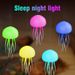 Color-Changing Jellyfish Lamp – Voice Control, Floating Motion, Gradient LED Mood Light For Bedroom & Party (USB Powered)_voghion.com