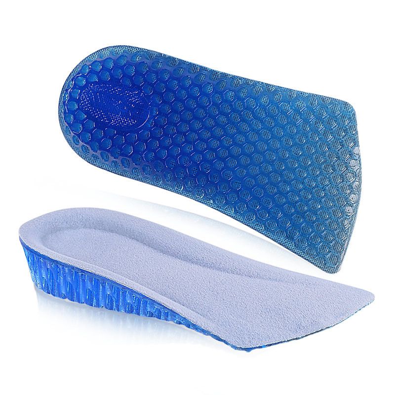 Suitable For All Seasons Physical Sports Shoes 3cm Honeycomb Elastic Invisible Height Increase Half Insole Soft Shock Absorption Breathable_voghion.com