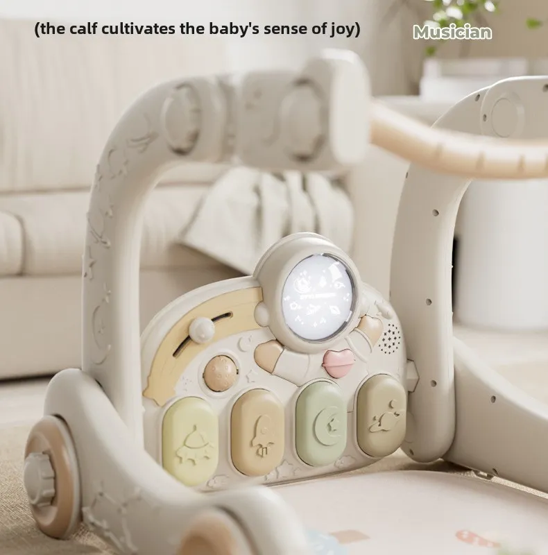 Qiao Le Bear Baby Pedal Piano Fitness Rack Walker 3 mois 6 Puzzle Éducation précoce Nouveau-né Tout-petit Bébé Jouets_voghion.com