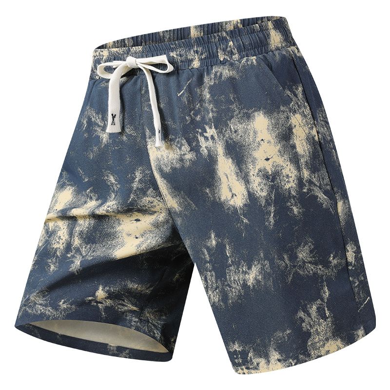 Vêtements pour hommes, shorts décontractés de voyage et de vacances, shorts de sport, pantalons de plage fins à séchage rapide et tie-dye_voghion.com