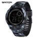 Camouflage Digital Watch With LED Backlight, Alarm, Stopwatch, Waterproof For Men & Women Alarm Clock Multifunctional Electronic Watch_voghion.com