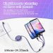 3-in-1 Retractable USB Cable, Flat Silicone, Universal Compatibility With FoiPhone Android Type-C Micro USB Portable Charger For Flat & Matte Finish_voghion.com