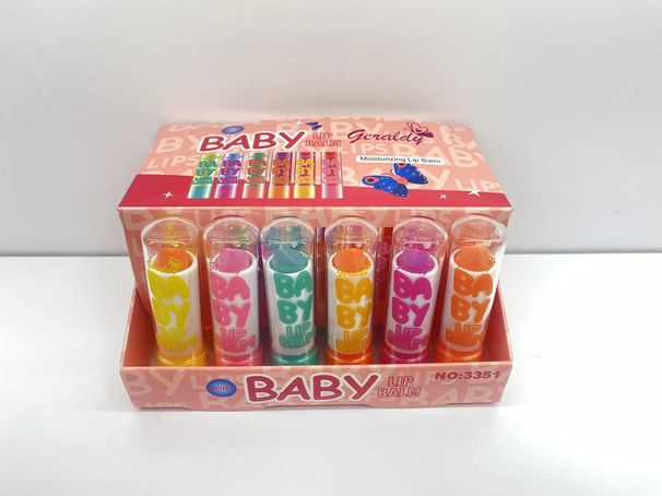 Μόδα μακιγιάζ για ενήλικες μωρό που αλλάζει χρώμα κραγιόν συμπαγής σωλήνας/διαφανές_voghion.com