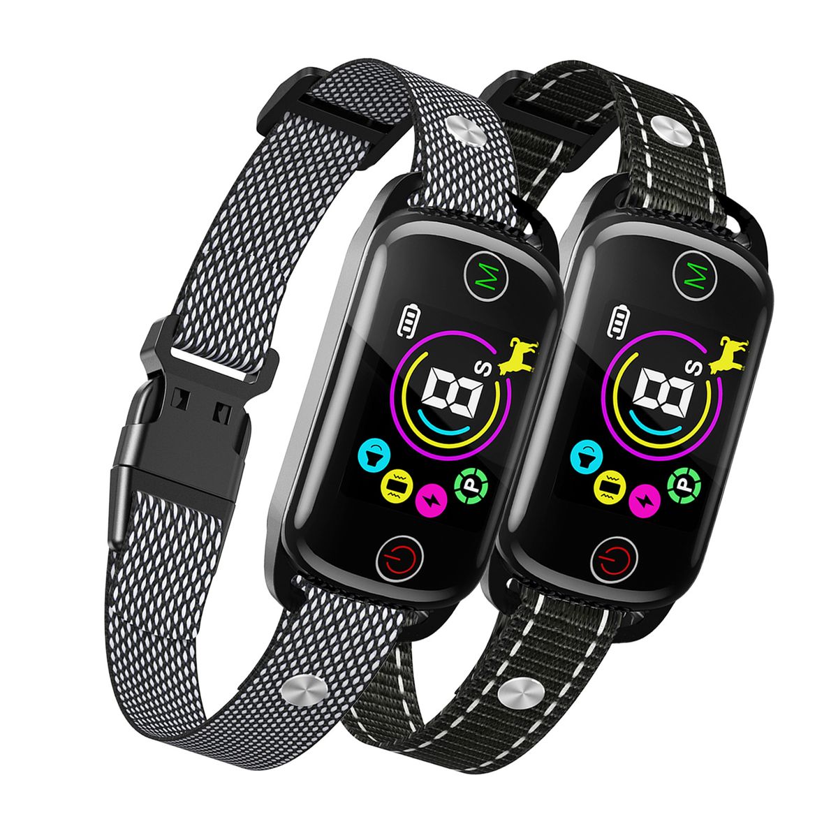 New Model Automatic Device Smart Anti-Barking Anti-Interference Dual Pet Dog Collar_voghion.com