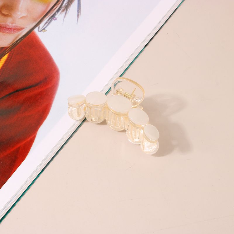 Vintage grab clip back of women's head elegant temperament shark clip simple hair clip hair accessories_voghion.com