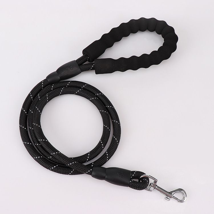 Guinzaglio riflettente per animali domestici in EVA, con molla in nylon antideflagrante, corda rotonda di trazione_voghion.com