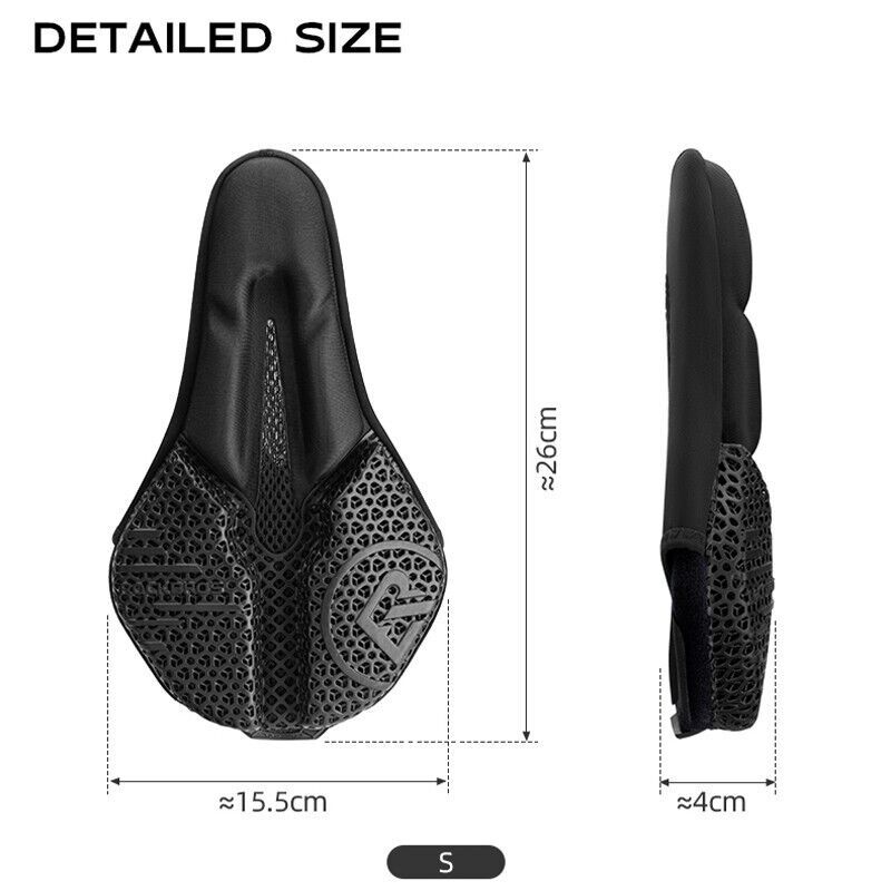ROCKBROS Sella per bicicletta Sella traspirante ammortizzante Sella per bicicletta Nero NUOVO_voghion.com