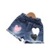 Set da ragazza estivo pantaloncini di jeans coreani+t-shirt a maniche corte in due pezzi per bambini_voghion.com