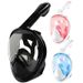 Large Field Of View Foldable Full Face Anti-fog Silicone Snorkeling Mask Adult Diving Goggles_voghion.com