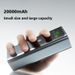 20000 mAh Powerbank mit großer Kapazität, tragbar, 100 W, USB C, schnelles Laden, mobiler externer Akku für iPhone 16_voghion.com