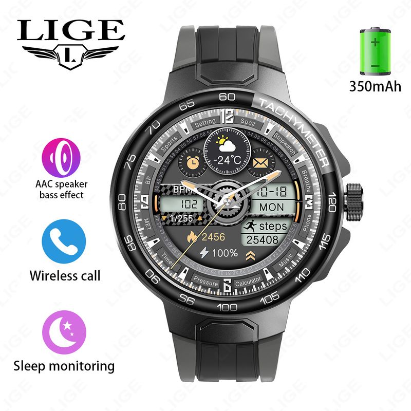 Dedicated Smart Watch Bluetooth Call With Encoder NFC Waterproof Pedometer Remote Control Camera Bracelet_voghion.com