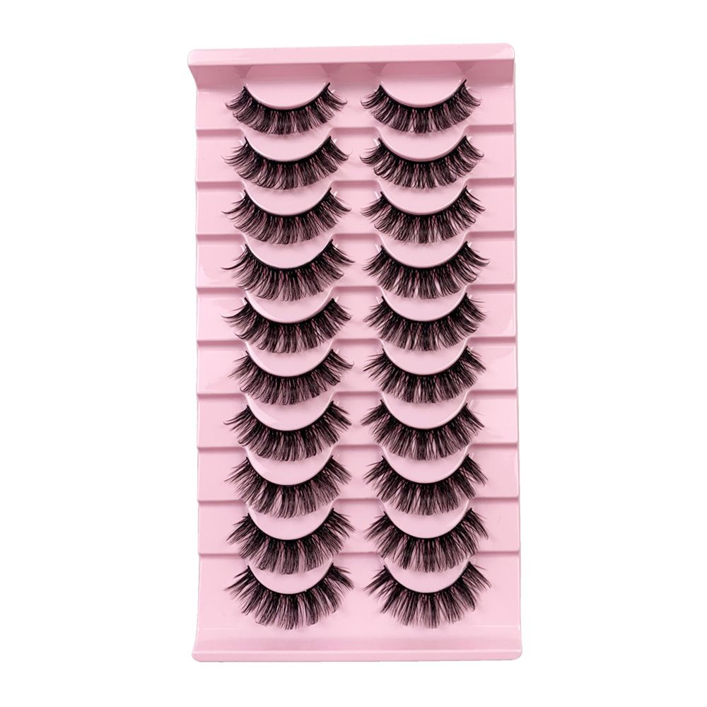 Nei transparent Stämm natierlech mëll Kräizplatz falsch Wimperen_voghion.com