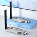 Adattatore trasmettitore e ricevitore audio video wireless compatibile con HDMI 5G 100M 1080P 60Hz per collegare lo schermo del PC al proiettore_voghion.com