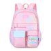 Zaino per ragazze Zaino per studenti arcobaleno Zaino per libri scolastici con tasche multiple di grande capacità con apertura a 180 gradi_voghion.com
