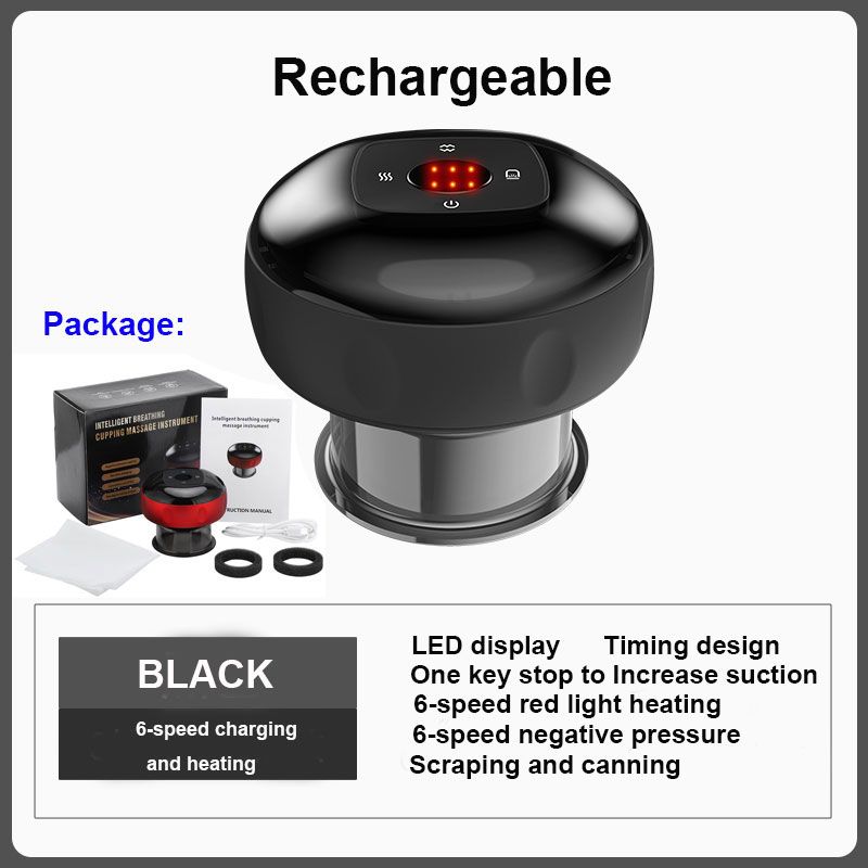 JYouCare Electric Vacuum Cupping skin Scraping Massager jars Professional Suction Cups blood cupping guasha therapy_voghion.com