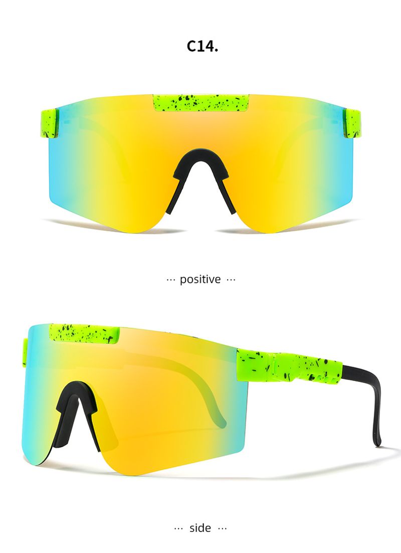 Gafas de sol deportivas de una sola pieza, de calidad inmejorable, 2025, con montura grande y coloridas, con espejo de ciclismo de tendencia._voghion.com