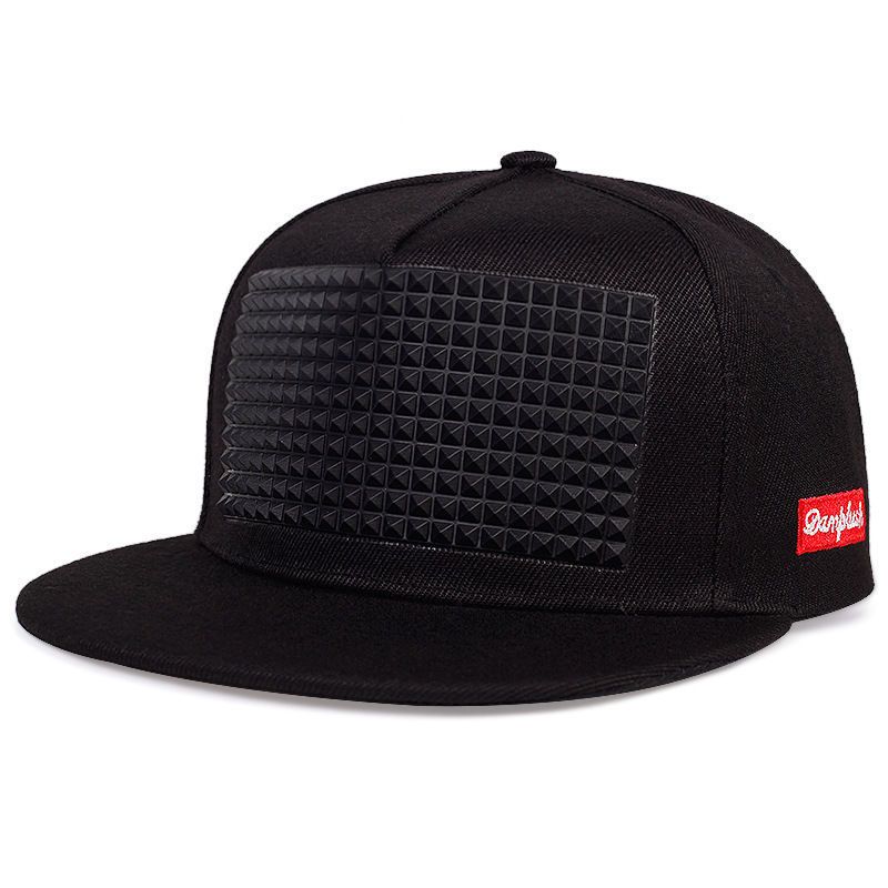 Hat Men's New Korean Fashion Trend Men's Hip Hop Adjustable Offset Printing Flat brim Cashew Flower Street Dance_voghion.com