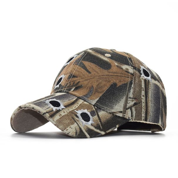 Foreign Duckbill Popular Camouflage Bamboo Embroidered Baseball Cap_voghion.com