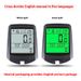 New Model Five Nations Mountain Bike Bicycle Speedometer Cycling Computer English_voghion.com
