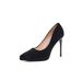 8119-5 Scarpe con tacco alto nere da donna, stiletto con plateau impermeabile, comode scarpe a punta in stile francese da abbinare_voghion.com