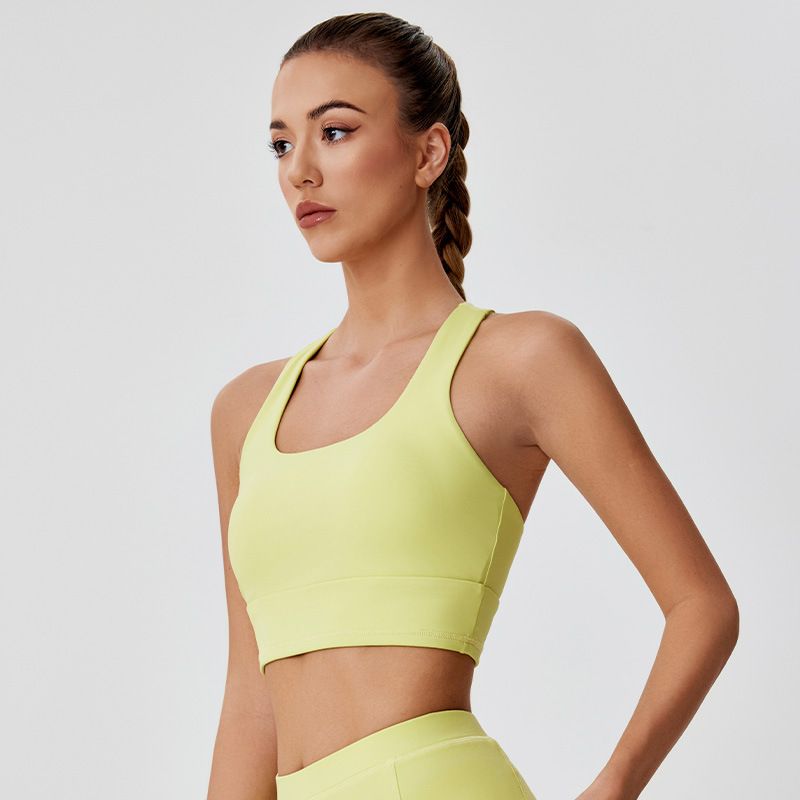 001 Cross-border New Mesh Patchwork Yoga Shorts Multi-functional Pocket Breathable Cool Fitness Sports Beautiful Back_voghion.com