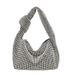 Full For Women New Style Inlaid Diamond Bucket A-grade Rhinestone Chain Handheld Single Shoulder Twist Knot Bag_voghion.com