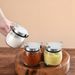 Set di contenitori per sale ACZT da 2 pezzi, barattoli di vetro da 7 once con coperchi e cucchiai, adatti per conservare condimenti, caffè,_voghion.com