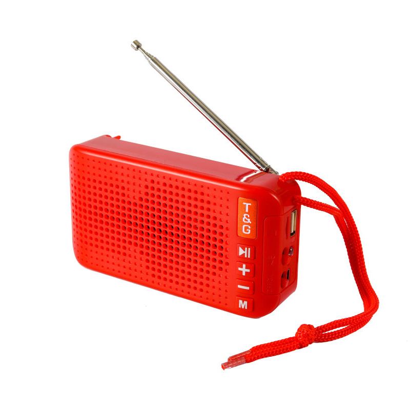 2020 New TG184 Bluetooth FM Radio Card Solar Flashlight Mini Speaker_voghion.com
