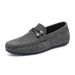 Frühling 2025 Neue Lazy Soft Sole One Step Padded Doudou für Herren Driving Casual Lederschuhe_voghion.com