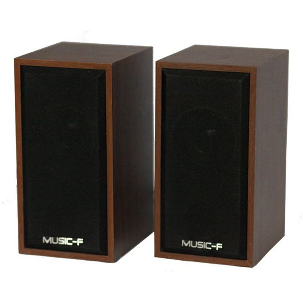 Altavoz USB de escritorio para computadora portátil, subwoofer de madera_voghion.com
