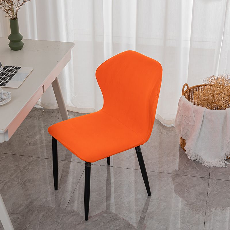 Coprisedie elasticizzati per sedie dalla forma unica: poliestere di alta qualità, antipolvere e antiscivolo, design moderno e minimalista._voghion.com