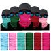 Xunyan Solid Color Series Gradient Outdoor White Blank Cycling Mask Seamless Polyester Multifunctional Magic_voghion.com