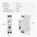 Interruttore automatico Wi-Fi con misurazione 63A1P Din Rail Telecomando App Home Smart Life Modulo timer_voghion.com
