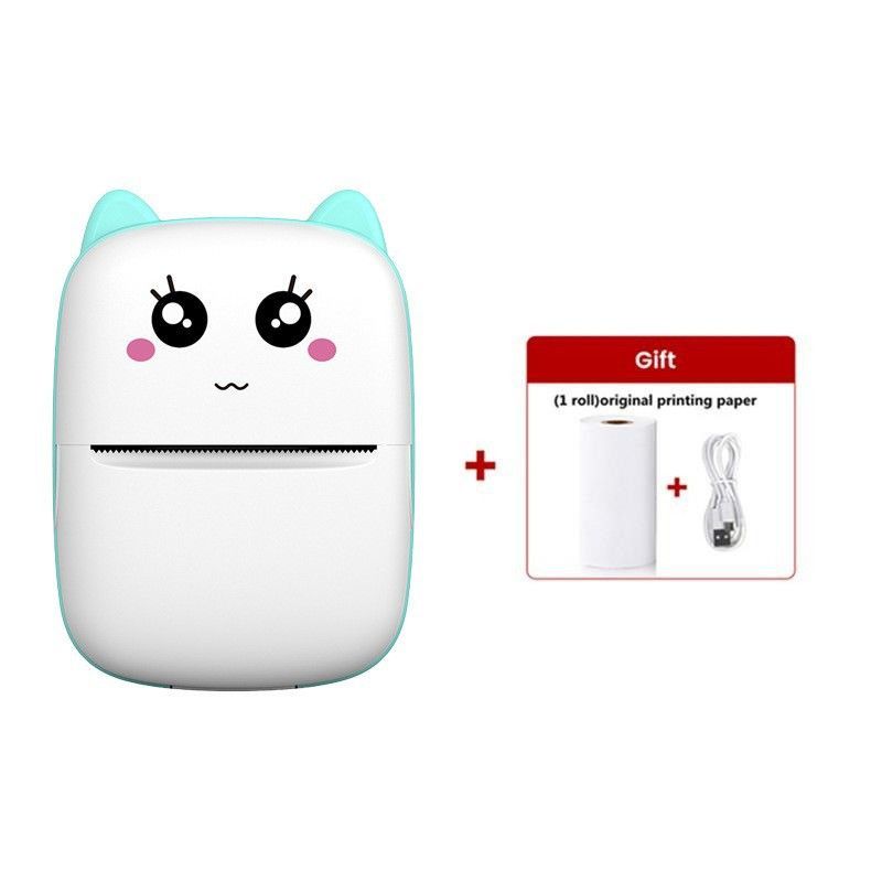 Portable Mini Wireless Connectable To Mobile Phone Small Home Use Sticker Label Photo Printer_voghion.com
