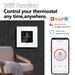 WIFI termostatas LCD jutiklinis ekranas šviesos jungiklis, sieninis lizdas su termostatais vandeniui / elektrai arba šildymui išmaniesiems namams_voghion.com