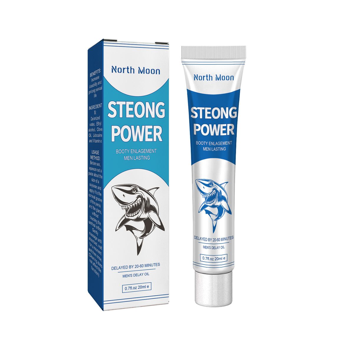 North Moon Men's Health Care migliora la resistenza e stimola la vitalità della crema da massaggio per il corpo_voghion.com