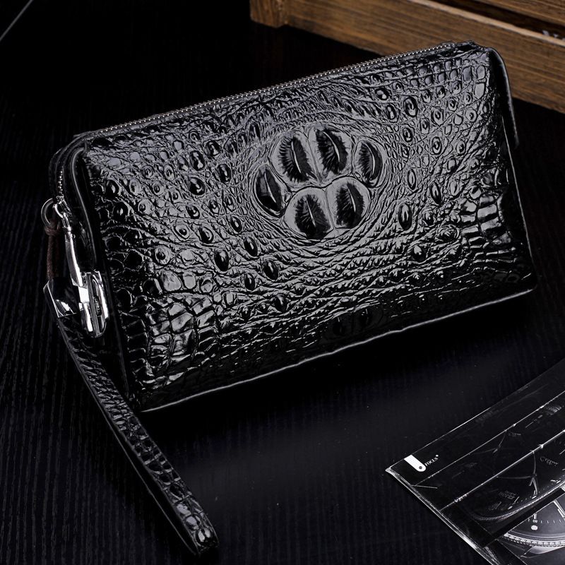 Password lock men's handbag anti-theft grab new crocodile pattern large capacity business and leisure trendy bag_voghion.com
