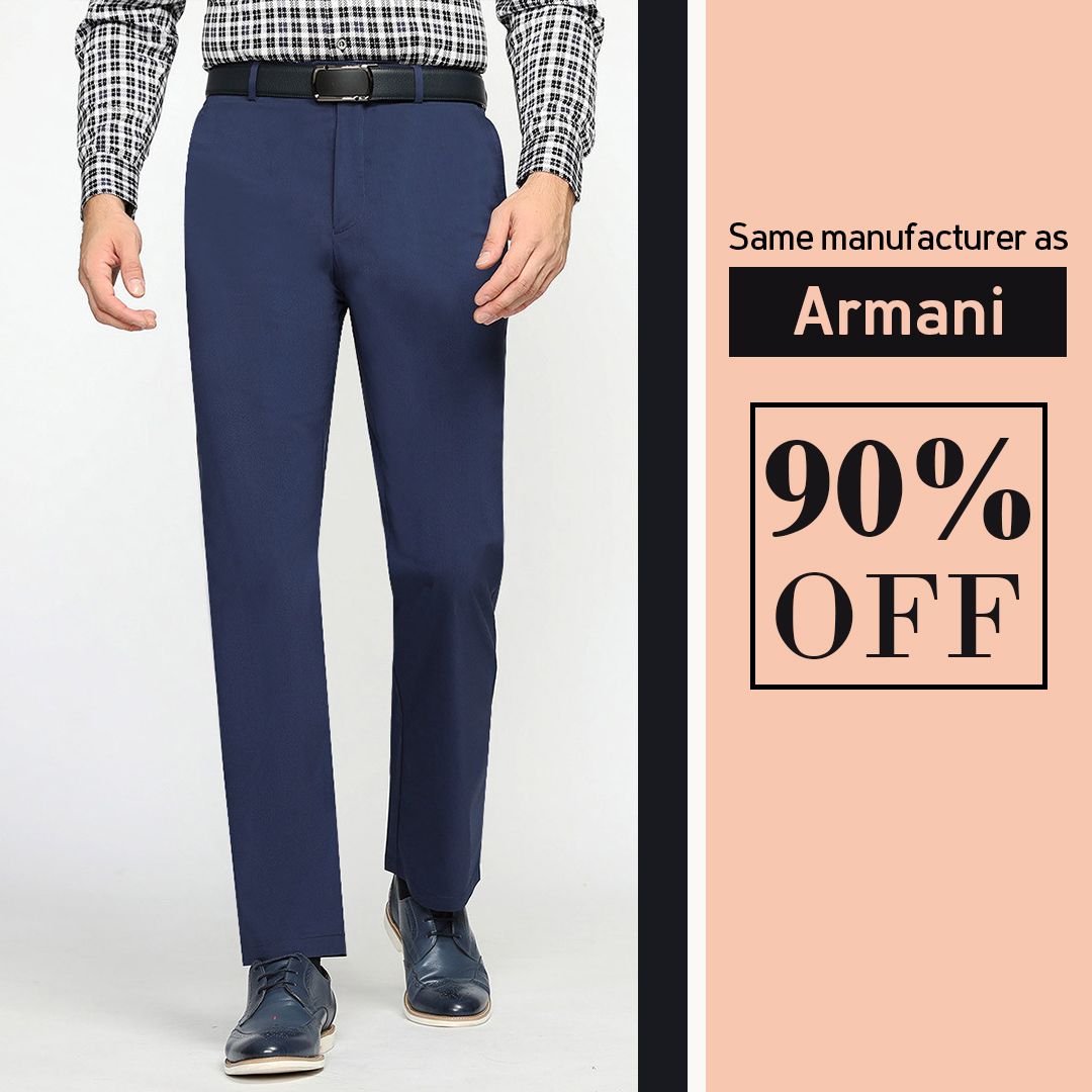 Mikro elastična poslovna urbana diagonalna vstavljiva torba moške proste hlače moške proste hlače_voghion.com