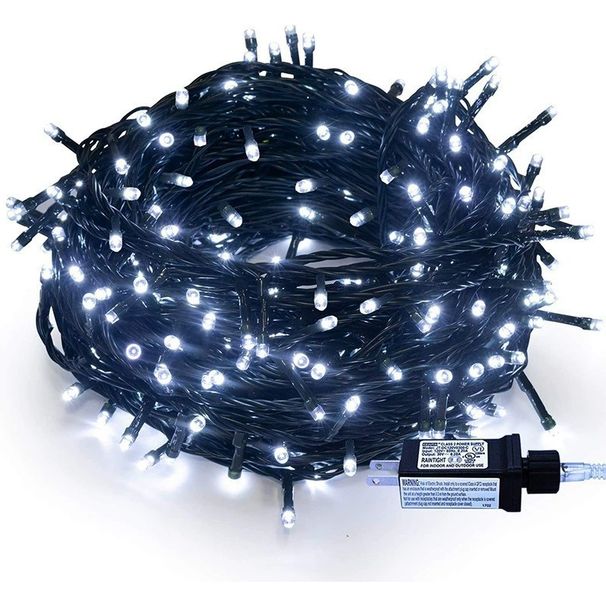 Christmas lighting Low voltage 8 functions dark green line starry sky light string garden outdoor waterproof holiday decoration tree light string_voghion.com