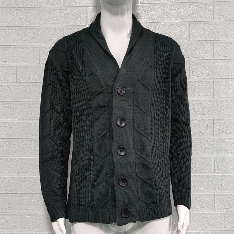Maglione da uomo Cardigan maglione da uomo autunno e inverno maglione cappotto_voghion.com
