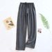 Unterwäsche & Nachtwäsche Pyjamas Baumwolle Doppelgaze Home Hosen Große Größe Mittleren Alters Jugendhose Einfach Weich_voghion.com