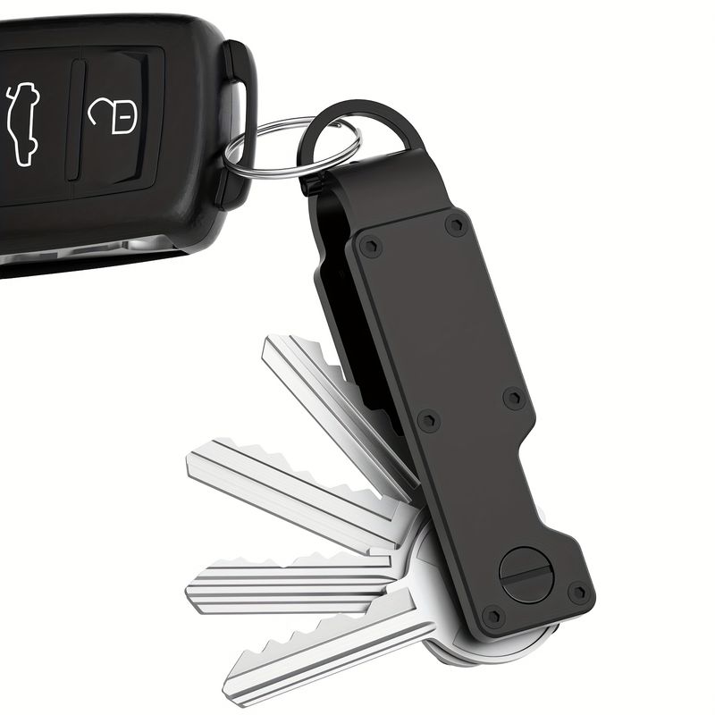 Minimalist Innovative Key Holder, Compact Key Chain, Smart Key Holder, And Fixed Keychain_voghion.com