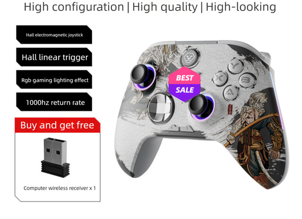 Aojia Lion Monkey King 2 Game Controller Dual Hall Black Myth Wukong Limited Edition PC Computer Wireless Bluetooth_voghion.com