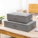 Home Storage Quilt Bed Bottom Storage Box Fabric Folding Clothes Moisture Proof Storage Box With Lid Large Capacity Storage Box_voghion.com