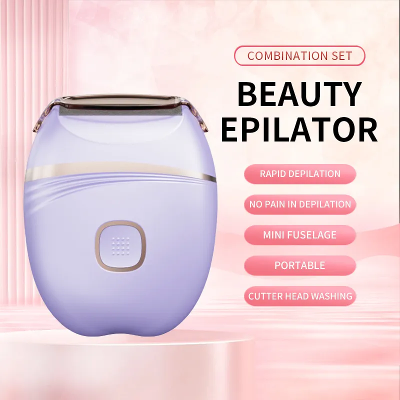 Epilator Women's Shaver Household Artifact Hair Removal Blade Washable Shaver Rechargeable Painless Multifunctional Shaving Instrument_voghion.com