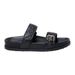 Women's Flat Sandals With Metal Buckle (Chunky Sole, Comfortable Beach Slides - Fashionable & Versatile Summer Shoes)_voghion.com